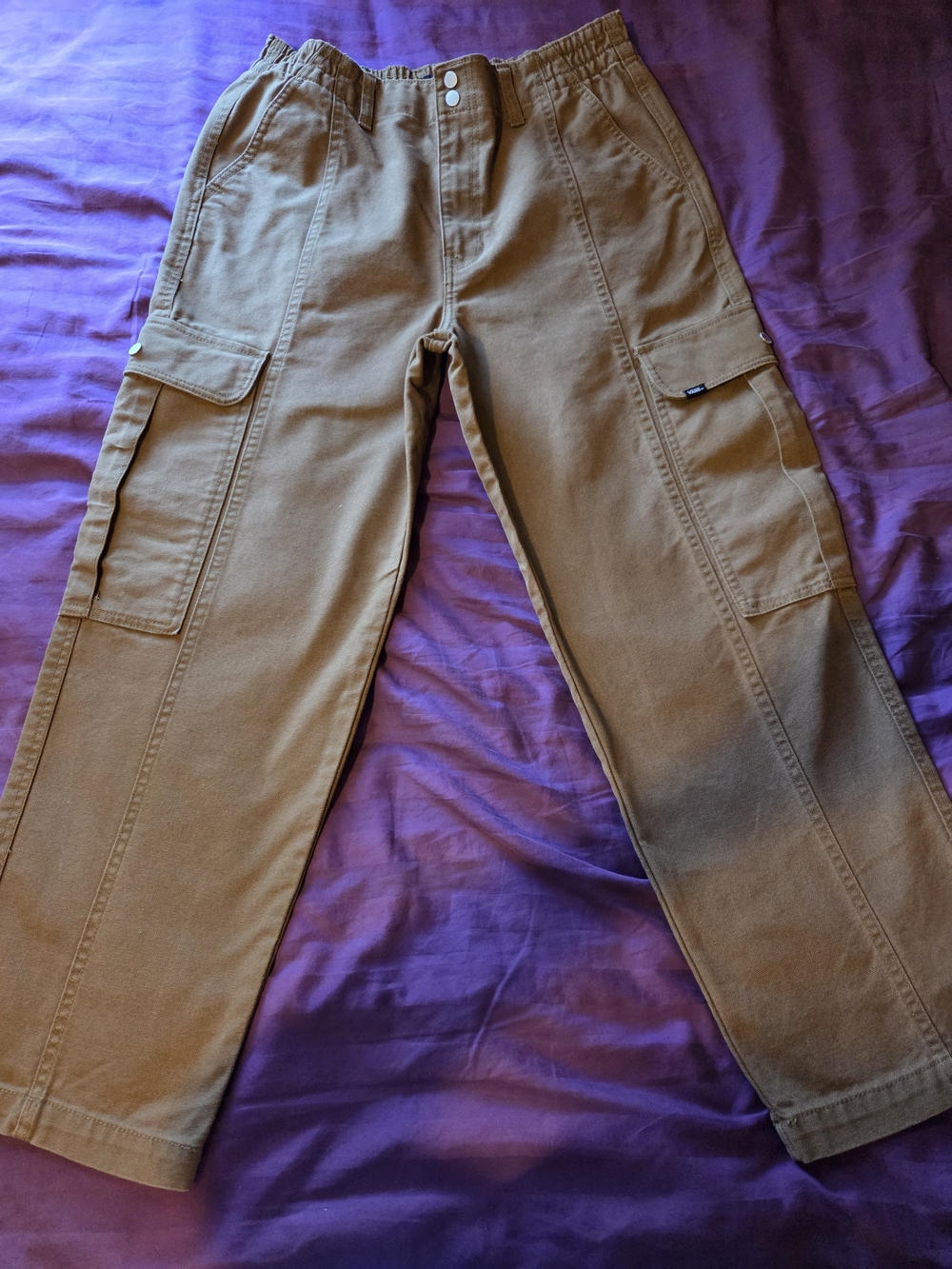 Vans Women's Cargo Pants in Brown